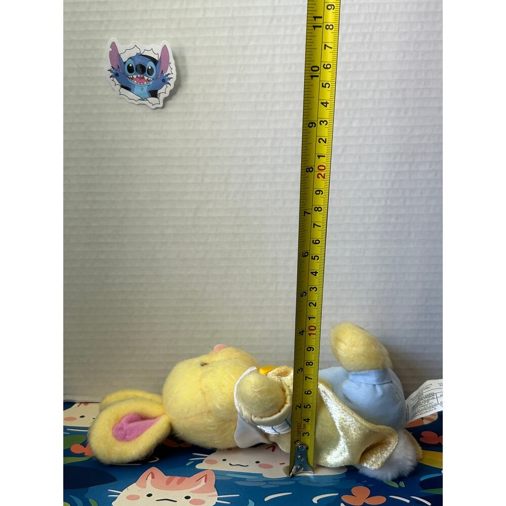 Disney Store Easter Alice In Wonderland March Hare Bean Bag Bunny Rabbit Plush - Picture 4 of 12